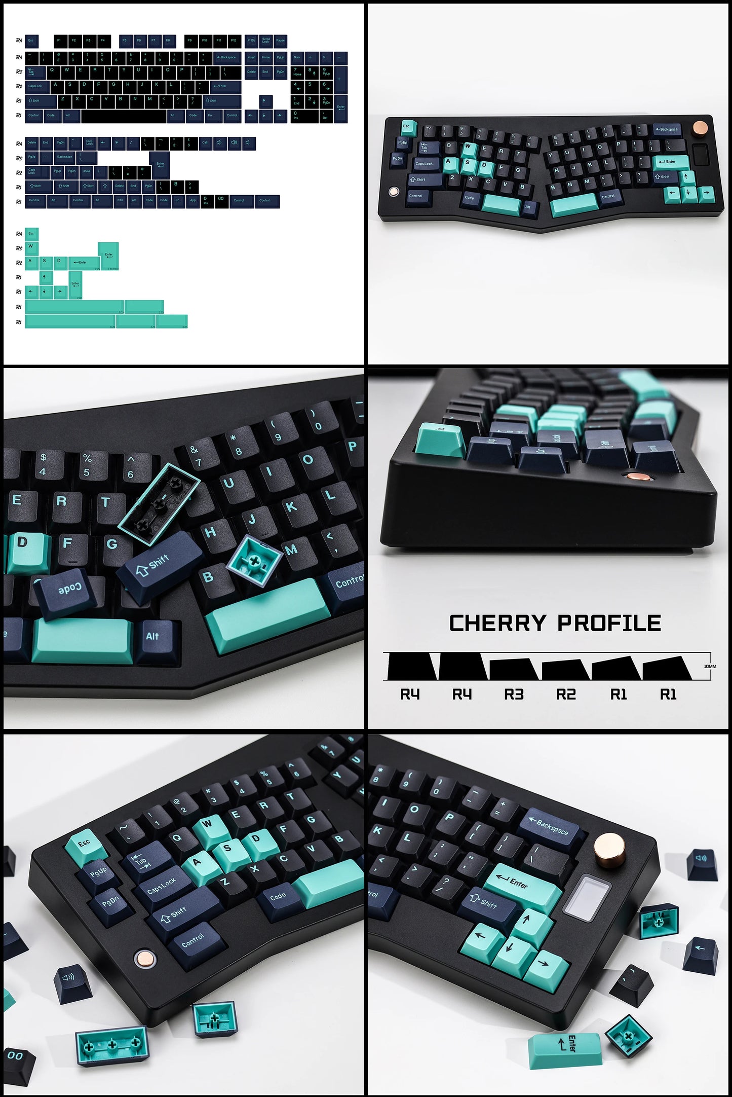 KBDiy GMK Keycap Double Shot GMK Olivia Shoko Jamon WOB Red Samurai Botanical PBT Keycaps Cherry Profile for Mechanical Keyboard