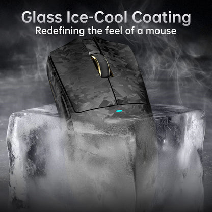 Attack Shark X11 Ultra 59g Superlight Wireless 8K Gaming Mouse Carbon Fiber Nano-Metal Ice Coating PAW3950MAX