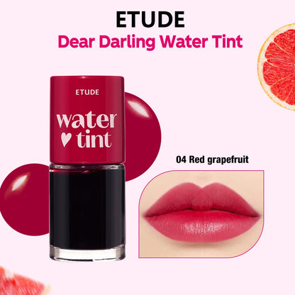 ETUDE Dear Darling Water Tint,Non-Sticky & Breathable,Watercolor-Like Sheer Finish,Korean Cosmetic,K-Beauty,Korean Makeup