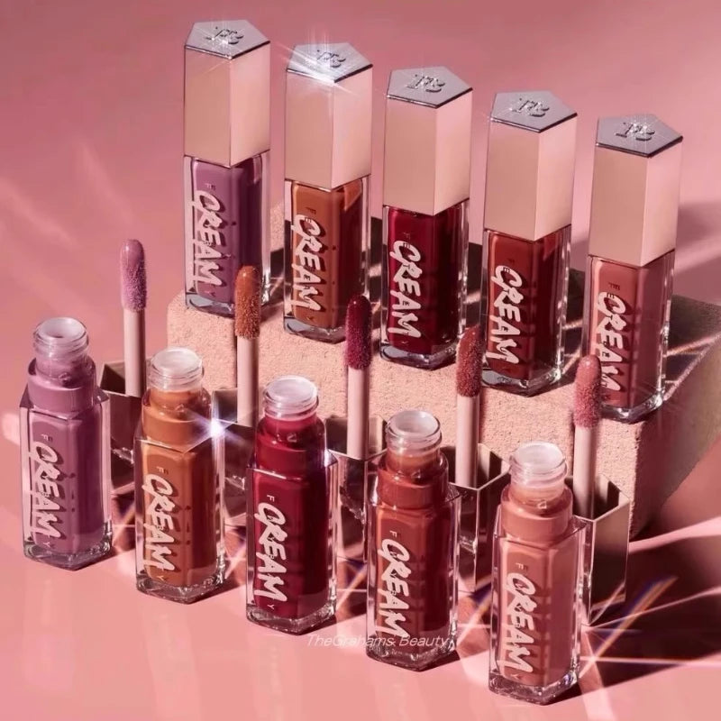 Fashion Fenty Beauty Lip Glaze Moisten Shine Glitter Lip Plumper Makeup For Beginner Liquid Lipstick Female Makeup Cosmetics