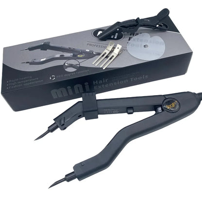 JR-609C 24mm Mini Heating Sharp Tip Black Heat Hair Connector Temperature Controllable for keratin extension