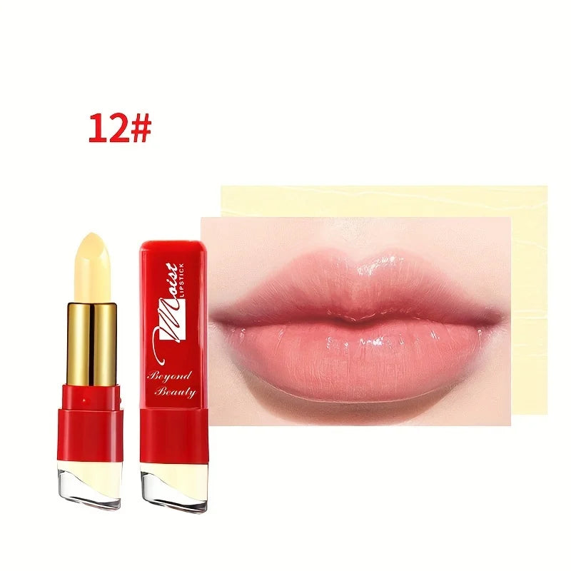 Beyond Beauty Creamy Moisturizing Lipstick: Long-Lasting Satin Finish (12 Shades)