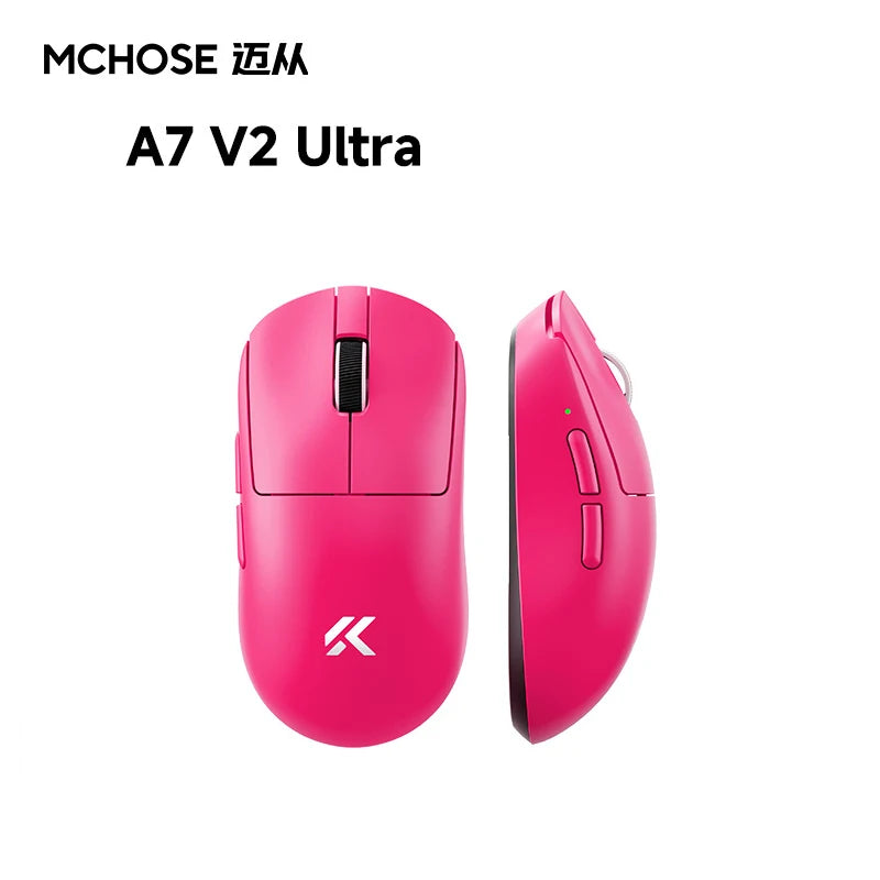 New Mchose A7 & A7v2 Advanced Lightweight Wireless Mouse Tri-Mode Connection Gaming Office Mouse Christmas Gift For Boys
