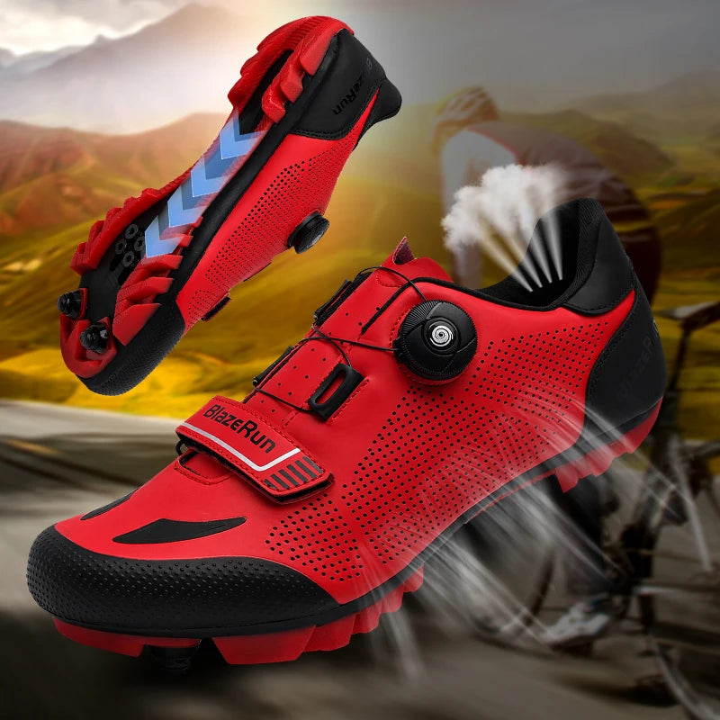 Cycling Shoes Bike Sneakers Cleat Non-slip Men's Mountain Biking Shoes Bicycle Shoes Speed Shoes