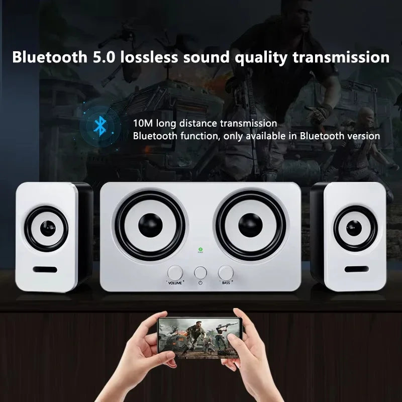 Computer Speakers with Subwoofer & 3D Surround Sound