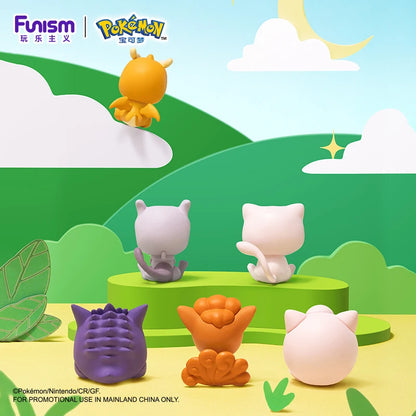 Pokemon Anime Blind BOX Poke Ball Action Figures Gengar Mewtwo Mini Mew Dolls FUNISM Original Genuine Model Ornament Toys Gift