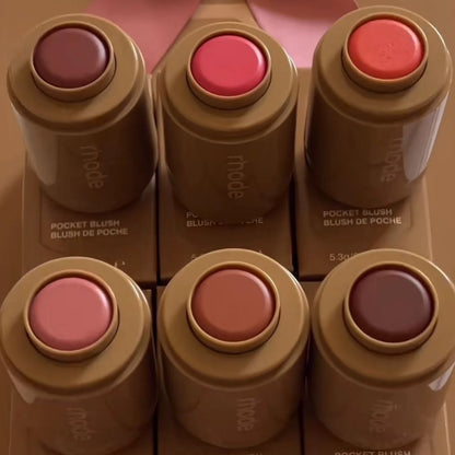 New Brand Case for iPhone 17 16 Blusher Rouge Powder Pocket Blush Lip Gloss Cheek Hydrating Stick Natural Cream Lipstick Makeup