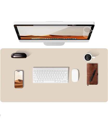 YSAGi Premium PU Leather Desk Mat: Non-Slip Waterproof Office Protector