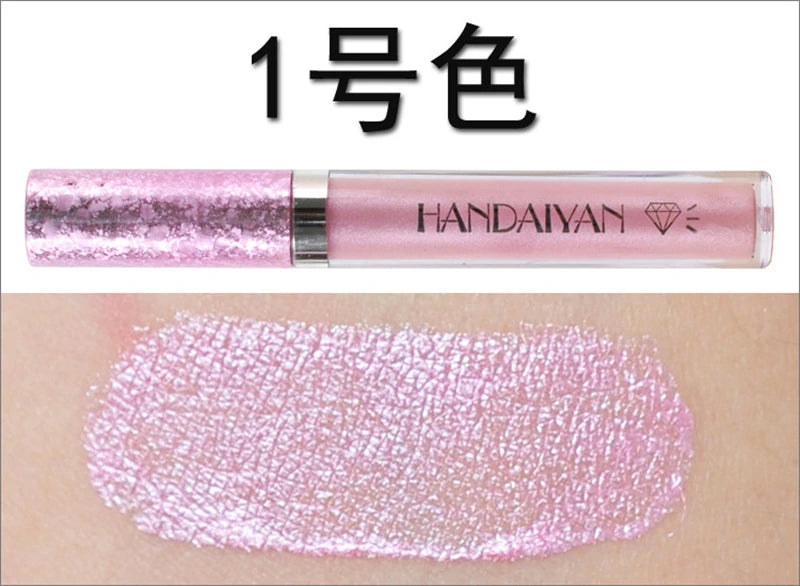 6 Colors Waterproof Nude Pink Glitter Lipstick Makeup Long Lasting Velve Red Sexy Shimmer Lipsticks Cosmetics Beauty