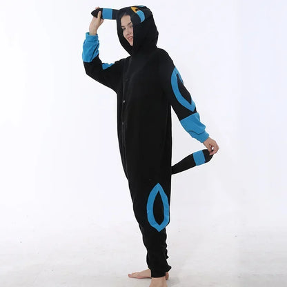Pokemon Pikachu Gengar Kigurumi Onesie Snorlax Eevee Squirtle Pijama Cosplay Costume Halloween Adult Anime Umbreon Pajamas Gift