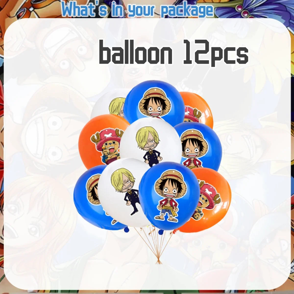 One Piece Sanji & Nami Birthday Party Tableware Set 🎉🏴‍☠️