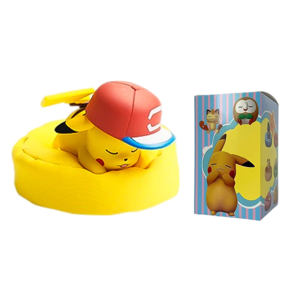 Anime Pok é mon blind box Model Figure 1-12 pcs Pikachu sleep Series Interior Hand Sleeping Position Toys Gift for sfriends