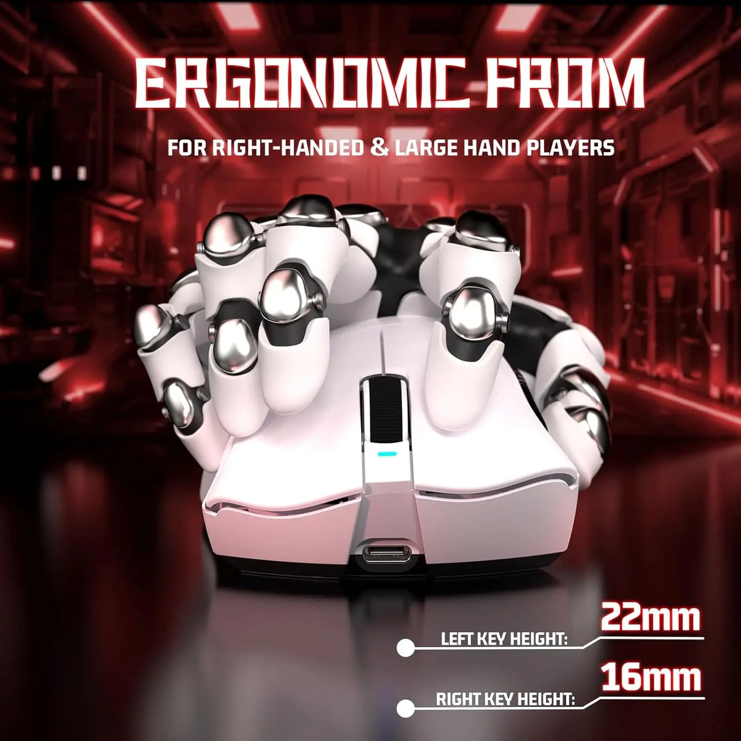 ATTACK SHARK V3 Light Wireless Gaming Mouse PAW3311 Sensor 25000DPI500mAh, 62g 25KDPI 2.4G/BT/USB-C Rechargeable Wireless Mouse