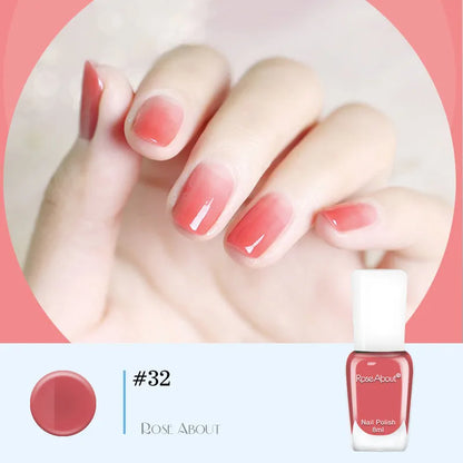 40 Colors Water-Based Nail Polish