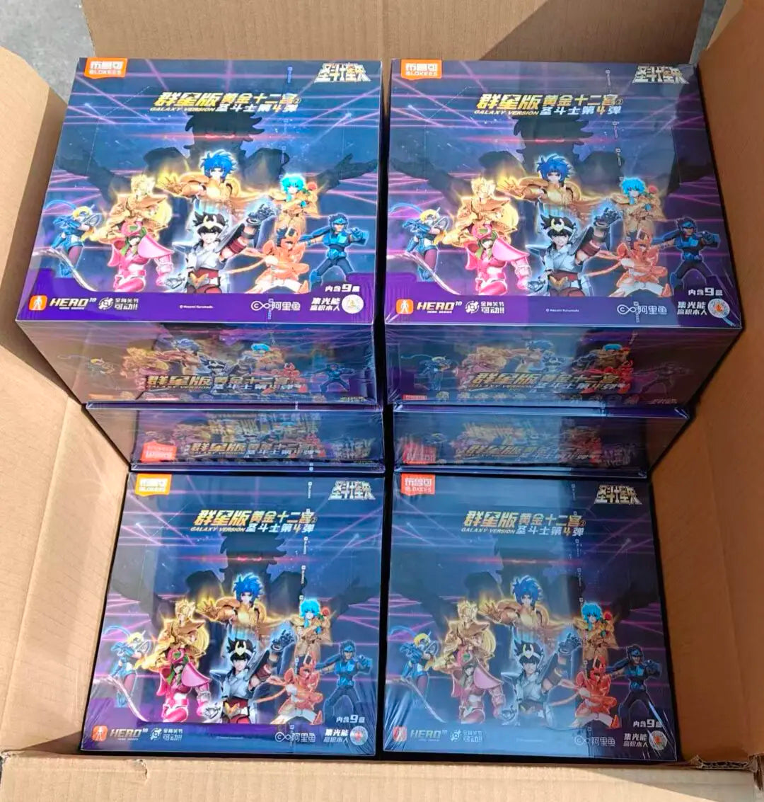In Stock Saint Seiya GALAXY VERSION 04 Virgo Gemini Pisces SAGA Shaka Pegasus Phoenix Ikki Assembled Model Toys Gold Saint 01/02