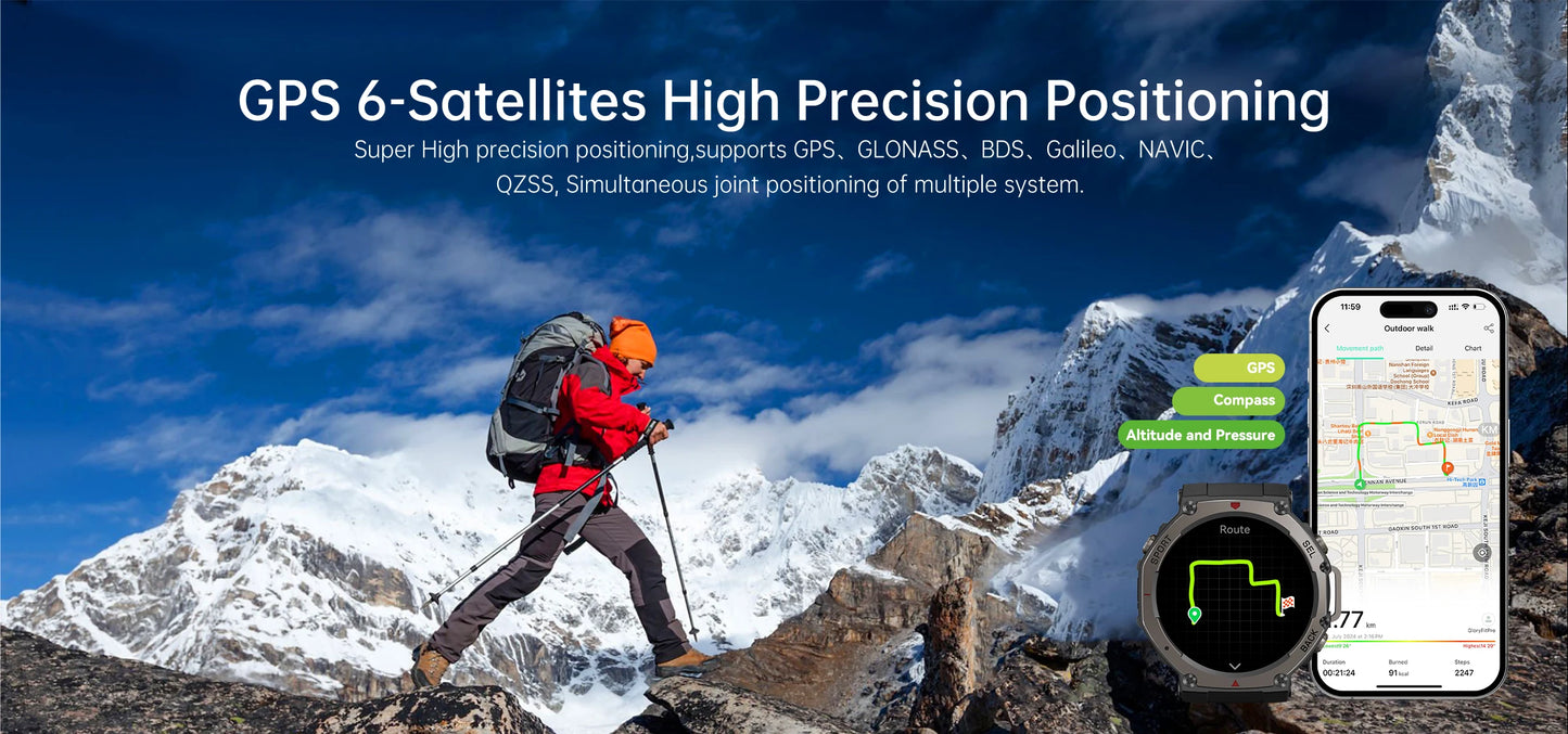 Xiaomi T-Rex 3 Ultra GPS Smartwatch (5 ATM, Dual-Band GNSS)