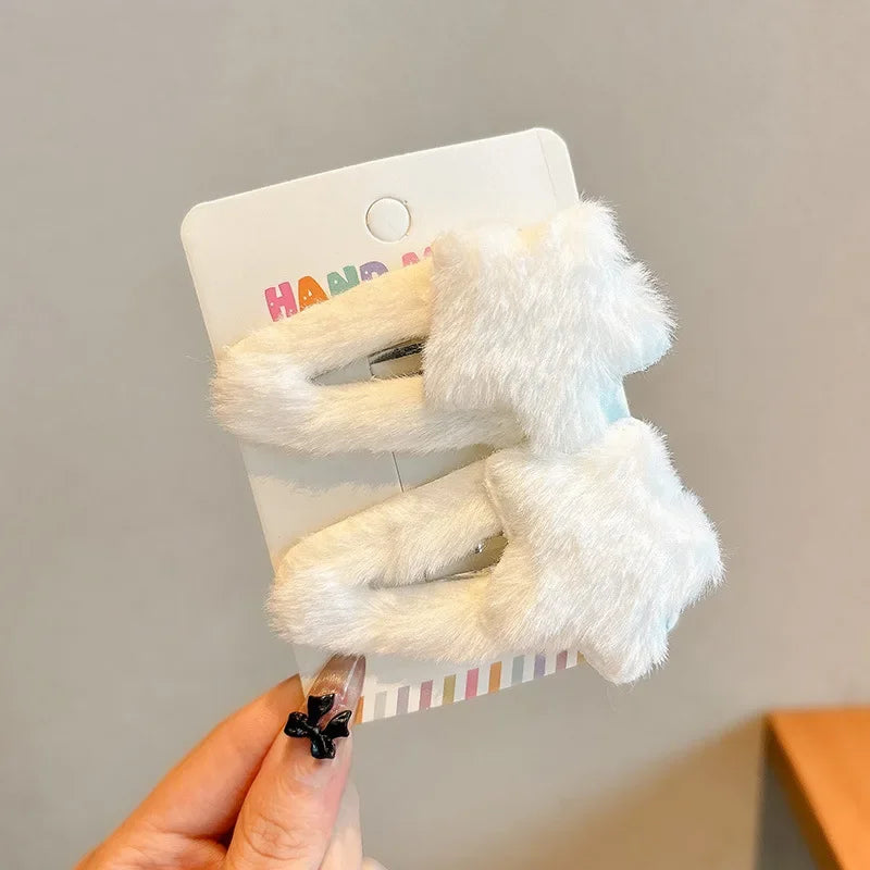 Y2K Star Hair Clips Set.