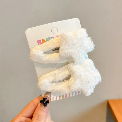 Y2K Star Hair Clips Set.