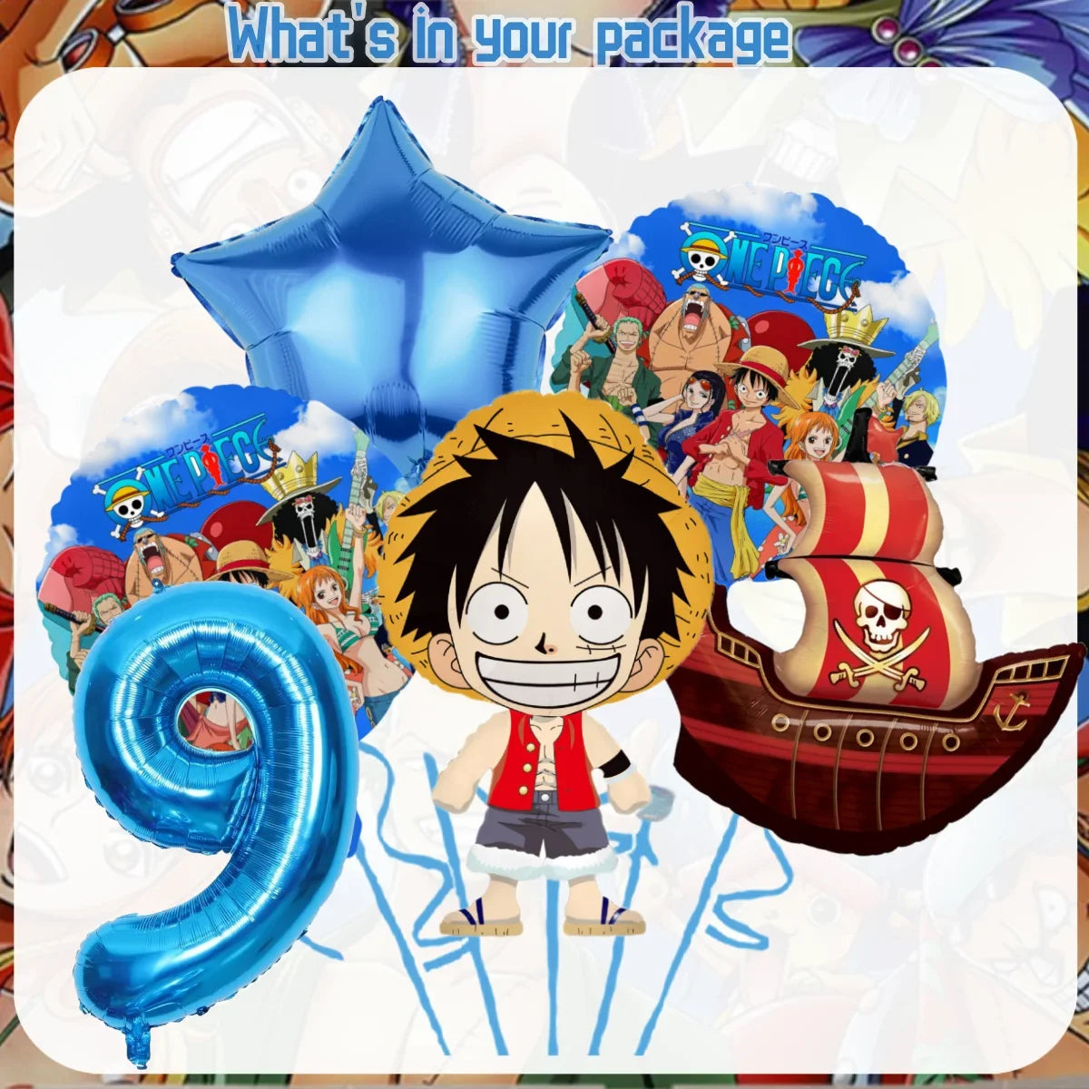 One Piece Sanji & Nami Birthday Party Tableware Set 🎉🏴‍☠️
