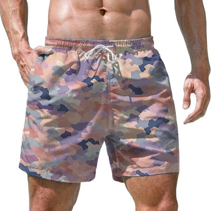 Camouflage Military Beach Shorts Men 3D Print Army Veteran Board Shorts Quick Dry Swimsuit Swim Trunks Cool Soldiers Ice Shorts
