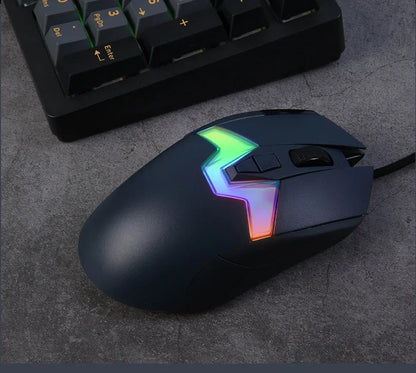 DAREU A980 Wired Gaming Mouse 8KHz 26000 DPI PAW3395 RGB Optical Sensor Ergonomic Programmable Mice for PC Laptop Gamer