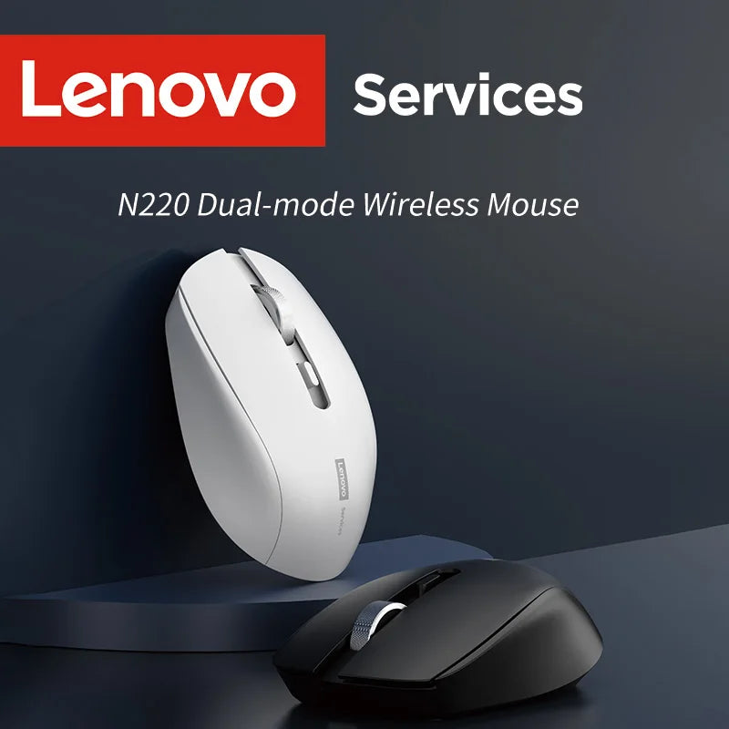 Lenovo Wireless Mouse, Silent Mouse for Business and Office Use, Ergonomic Design, Compatible with Multiple Platforms, 2.4g Connection, 1.5V Dry Battery Powered, Product Does Not Include Batteries