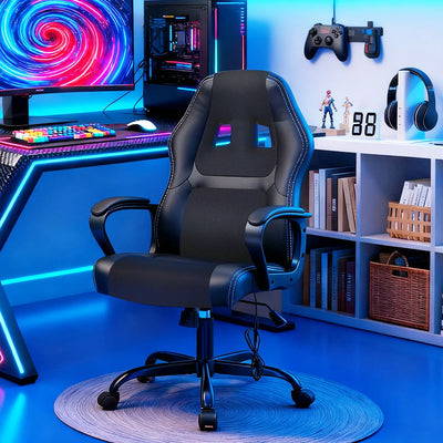 Ergonomic Massage Gaming Chair 🪑⚡