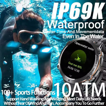 TANK X3 Smartwatch – GPS, BT Call, Compass & 5ATM Waterproof