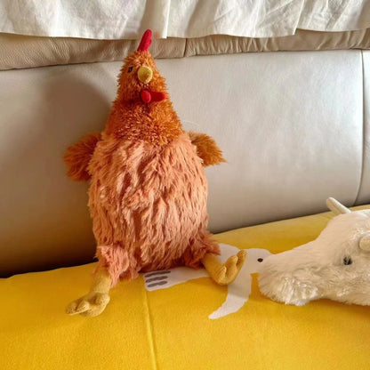 New Simulation Hen Plush Rooster Doll Toy CeileChckn Creative Plush Children's Gift