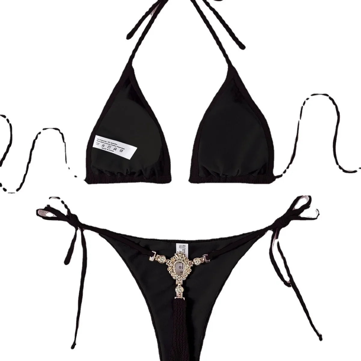 Sexy Three-Point Bikini Swimsuit Hot Sale Of The Season New Women's Split Design Cross-Border Swimwear Attractive And Fashionabl