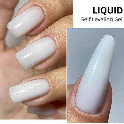 MSHARE 500g Liquid Acrylic Gel Acrygel TPO Hema Free Builder Nail Gel For Nails Extension Constuction Self Level Soak Off UV LED