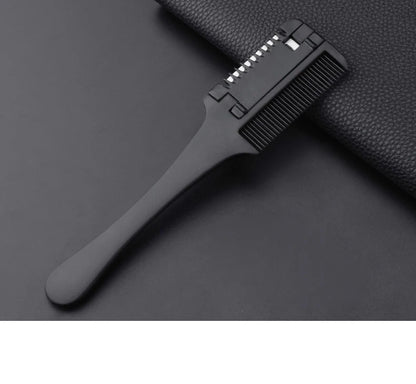 1pc Hair Cutting Comb Hair Brushes with Razor Blades Hair Trimmer Cutting Thinning Tools Barbershop Hair Salon Styling Tool Comb