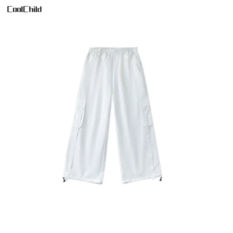 Hip Hop Girls K-pop Elegant Crop Top Shorts Street Dance Cargo Pants Kids Streetwear Child Jazz Costumes Girl Group Clothes Sets