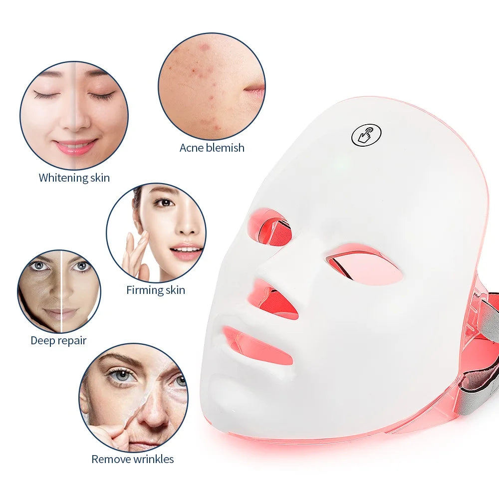 LED Face Mask 7 Colors.