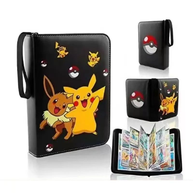 400 Pockets Anime Peripheral Pokemon Game Collection Card Book multiple styles Storage card holder Exquisite Kawaii Boy Toy Gift