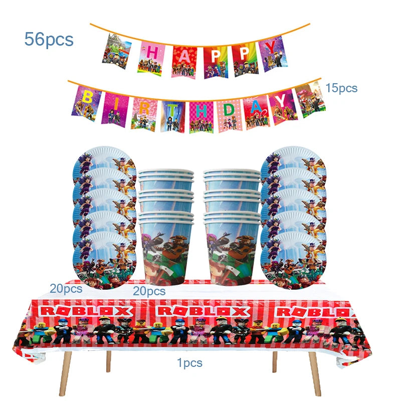 Roblox Birthday Party Supplies