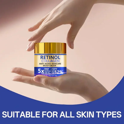 Water Ice Levin Retinol & Collagen Anti-Aging Cream: 5x Firming & Lifting Moisturizer (60g)