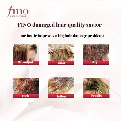 New fino Premium Touch Hair Treatment Essence Mask Repair + Nourish Dry & Damaged Hair 230g