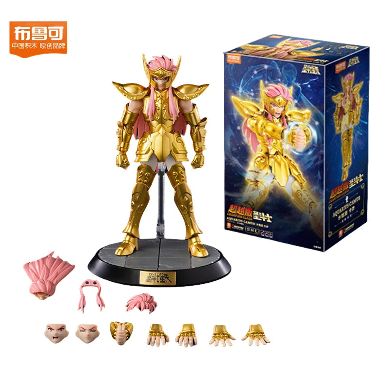 Original BLOKEES Saint Seiya Sagittarius Seiya Pegasus Aiolos Tenma Pegasus Action Figure Toy Assembly Figure Toys Gift
