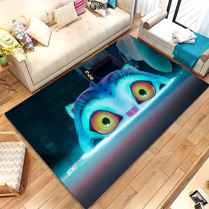 K-Pop Demon Hunters Golden Saja Boys Living Room Non-Slip Area Rug Soft Carpet for Bedroom Playroom Sofa,Home Decor Doormat