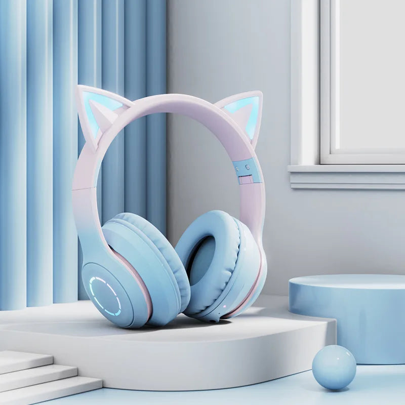 Pink Cat Headphones