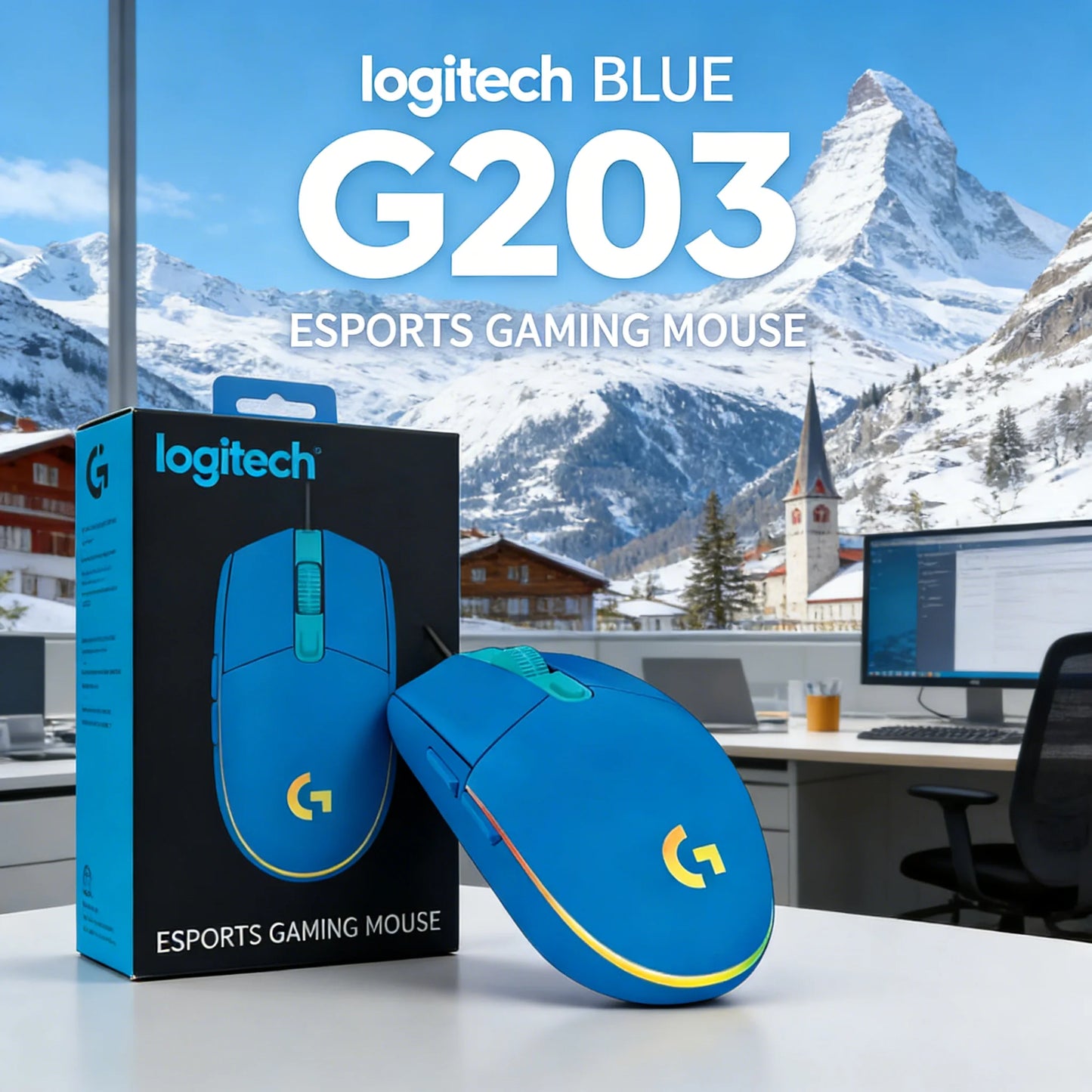 Logitech G309 Kamisato Ayaka Special Edition Wireless Bluetooth Dual-Mode Esports Mouse Hybrid Switches+G102/G203/G304/G305/M220