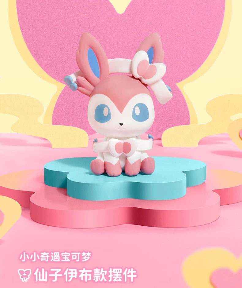 New in Stock Genuine Funism Pokémon Eevee Little Adventure Mini Figure Ornament  Animation Peripheral Gift