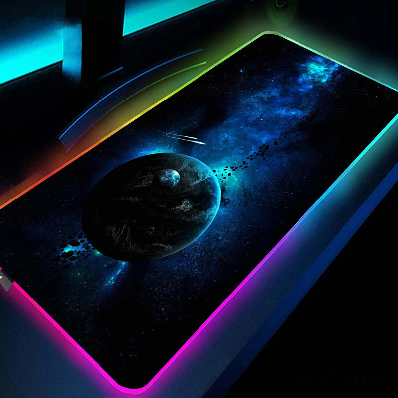 CosmicGlow RGB Desk Mat