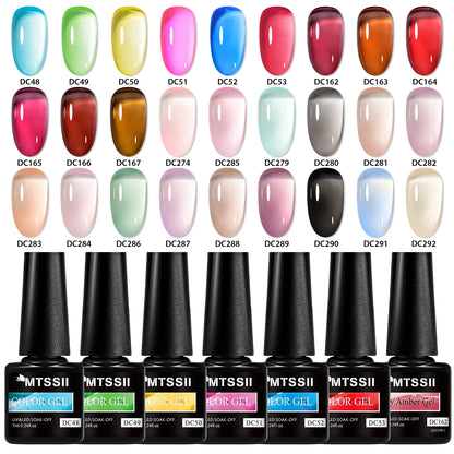 27pcs Gel Nail Polish Set Pink Red Glitter Semi Permanent UV Gel Polish Kits All For Manicure Soak Off Vernis DIY Nail Supplies