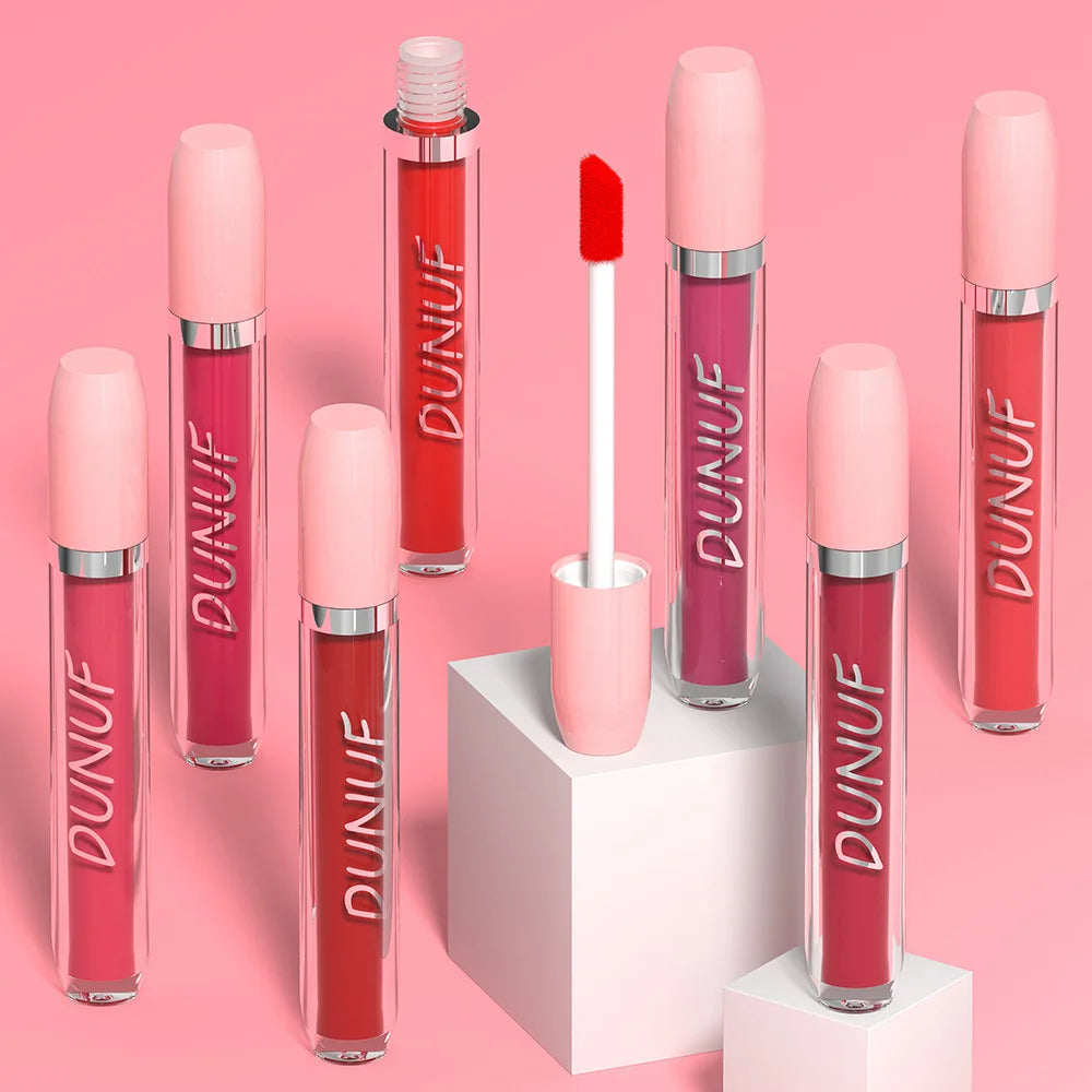 25 Color Velvet Matte Lipstick Liquid Waterproof Sexy Red Matte Lip Glaze Non-Stick Halloween Makeup Not Easy To Fade Lip Gloss
