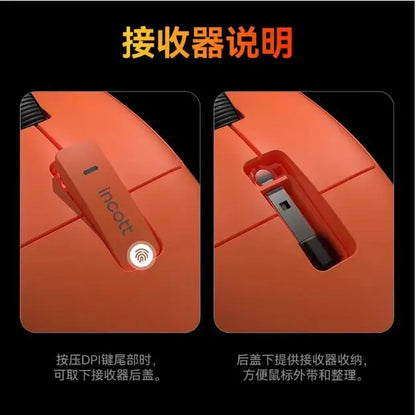 Incott G23 Pro Mouse V2 Se/pro Hot Swap Wireless 8k Mice Ergonomics E-sports Games Mouse Customized Pc Accessories Gifts
