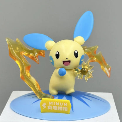 12 style Pok é mon Doll Pikachu Blind Box Anime Models Desktop Decorations Action Figure Collection Pok é mon Toys Birthday Gift