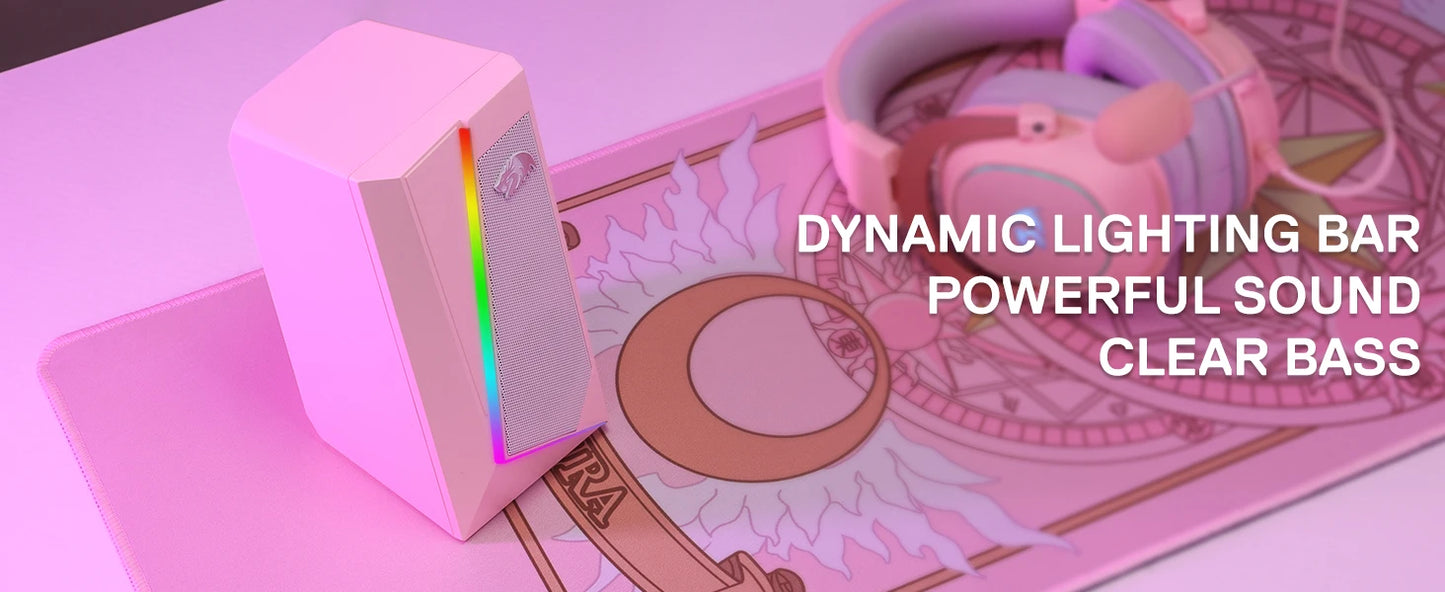 PixelGlow Desk Speakers