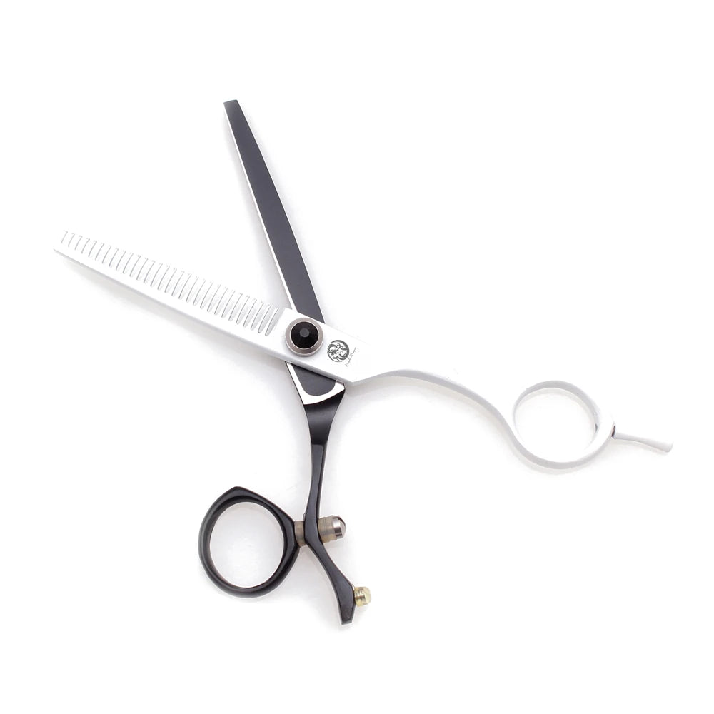 Professional Hairdressing Scissors 5.5" 6" Purple Dragon JP 440C Swivel Thumb Hair Cutting Scissors Barber Thinning Shears Z9019